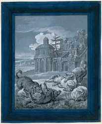 Wolven die schapen aanvallen ("Rein de Trop II")