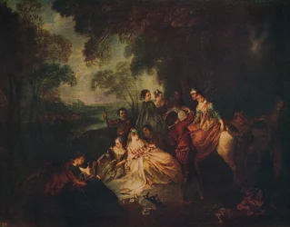 Fête Champetre, ca. 1722