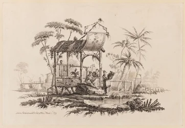 Figuren onder een structuur