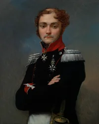 Portret van Charles-Louis Regnault, een Officier uit de Napoleontische Oorlogen