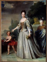 Portret van Marie Adelaide van Savoye, hertogin van Bourgondië, dauphine van Frankrijk