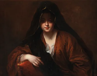 Portret van een dame, ca. 1651-1717 (olieverf op doek)