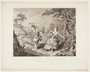Scène uit de opera "Sylvie"
