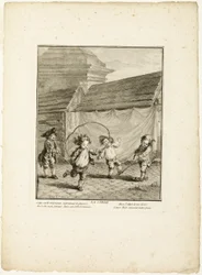 Touwtje springen, uit De spelen van de Urkers van Parijs