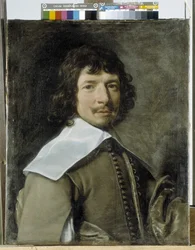 Portret van een man, ook wel "De man in grijs" genoemd