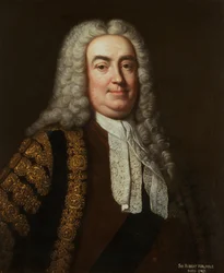Portret van Sir Robert Walpole