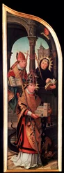 De annunciatie, drieluik, zijpaneel, 1517