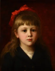 Portret van een klein meisje