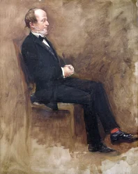 Portret van John Lemoine (studie voor Hansard)