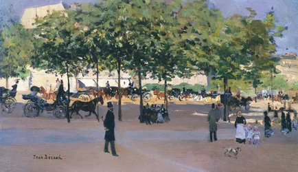 Promenade op een zondagmiddag, Parijs