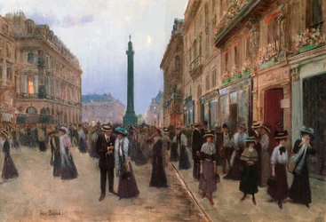 Rue de la Paix, Parijs, 1907