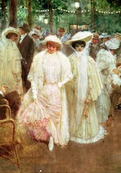 De Tuinen van Parijs, of De Schoonheden van de Nacht, 1905 (detail)