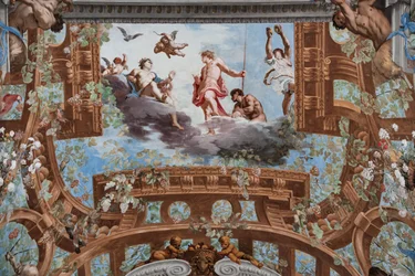 Bacchus en Venus en putti