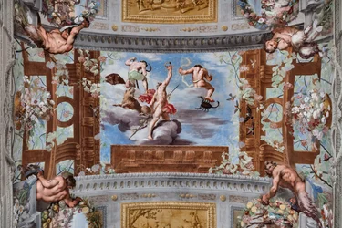 Bacchus plaatst de kroon van Ariadne tussen de sterrenbeelden
