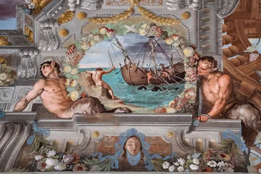 Bacchus verandert de piraten in dolfijnen