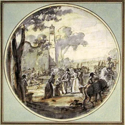 Napoleon I (1769-1821) in Saint-Cloud