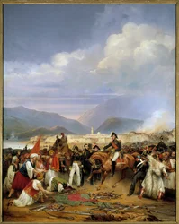 Griekse Onafhankelijkheidsoorlog (1828-1833): Het Generaalshuis ontvangt de overgave van het kasteel van Moree op 30 oktober 1828