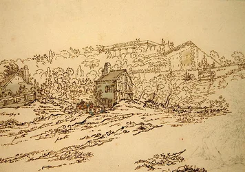 Het Muziekpaviljoen van de Gravin du Barry in Louveciennes, Parijs