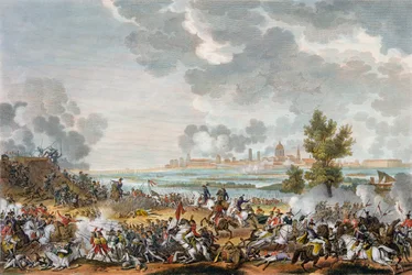 De Slag bij San Giorgio di Mantova, Italië, 29 Fructidor, Jaar 4 september 1796