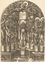 Mozes Omringd door de Patriarchen