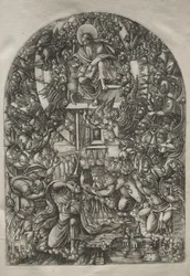 De Apocalyps: St. Jan geroepen naar de hemel, 1546-1556