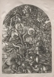 De Apocalyps: Het Beest met Zeven Hoofden en Tien Horens, 1546-1556