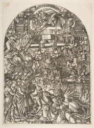 De meting van de tempel, uit de Apocalyps