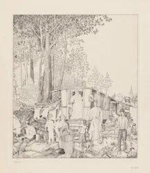 De halte van Bohémiens