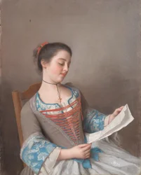 Italiaans: La bella lectora
Frans: La liseuse