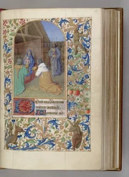 De aanbidding der wijzen Getijdenboek, 1450-1499