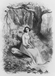 Heloise en Astrolabius, illustratie uit 