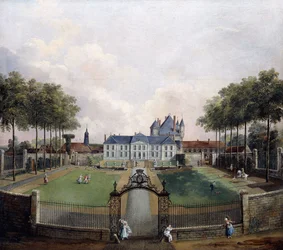 Gezichten op het kasteel de Mousseaux en zijn tuinen