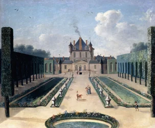 Gezichten op het kasteel van Mousseaux en zijn tuinen