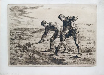 De gravers, 1855-1856