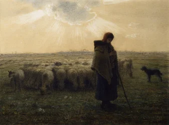 De herderin en haar kudde, 1862-67