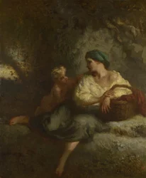 Het Fluisteren, c. 1846