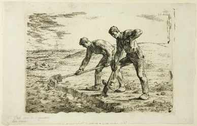 Twee Mannen aan het Graven