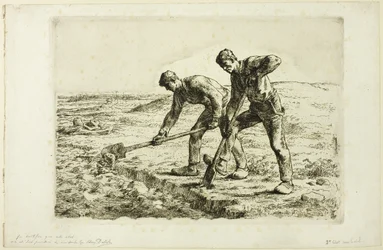 Twee Mannen die Graven