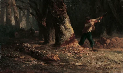 Houthakker in het Bos