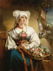 Een Bloemenmeisje uit Triëst