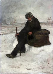 Een filosoof, Cheminot in de sneeuw