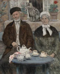Middagthee, ca. 1880