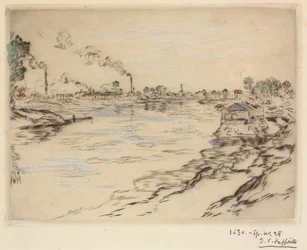 La Seine, à Asnières, 1894