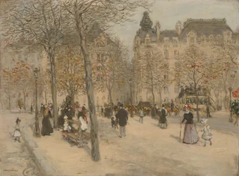 Plein in Parijs