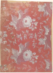 Ontwerp voor zijden patroon, ca. 1780-1825