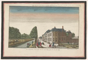 Gezicht op het Haagse Bos te Den Haag gezien vanaf de zuidzijde