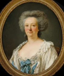 Portret van Madame Geoffrin 1699-1777, 1787