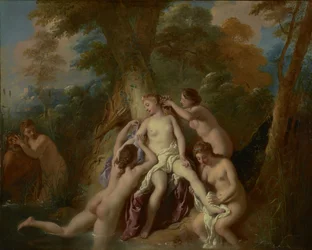 Diana en Haar Nimfen Baden, 1722-4
