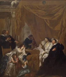 St Vincent de Paul aan het Sterfbed van Lodewijk XIII