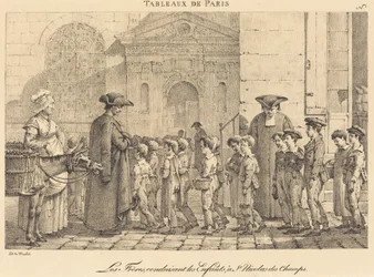 De Broers Leiden de Kinderen, naar St. Nicolas des Champs